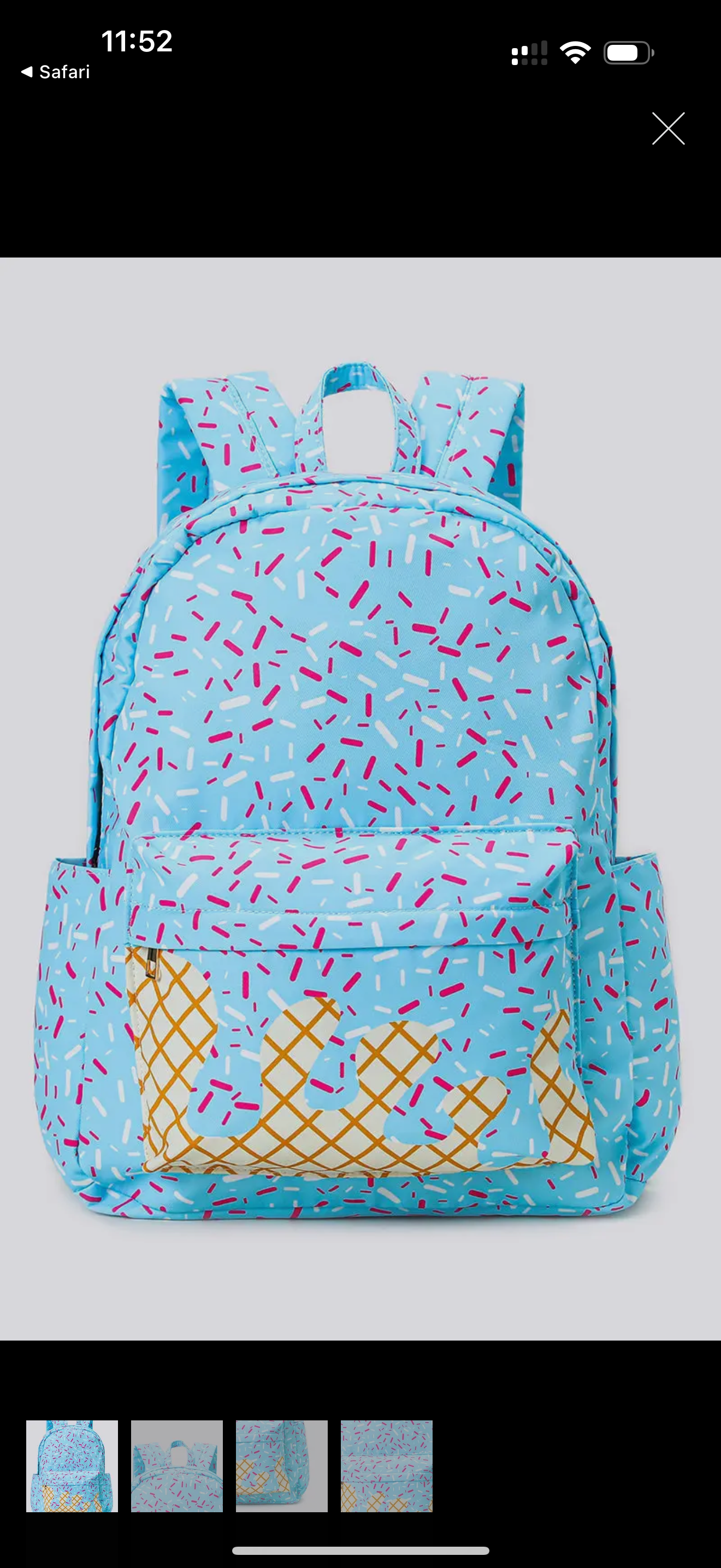 EMBROIDERED BACKBACK/DIAPER BAG  FULL SIZE