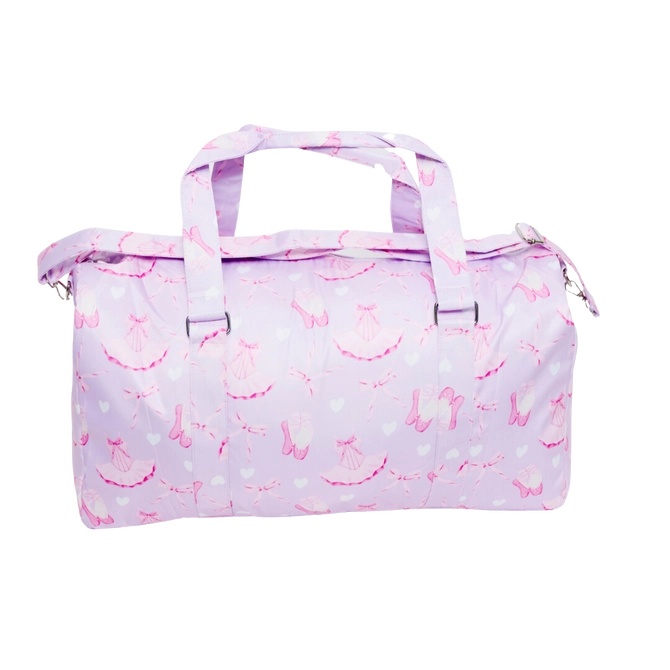 Ballet duffle bag embroidered